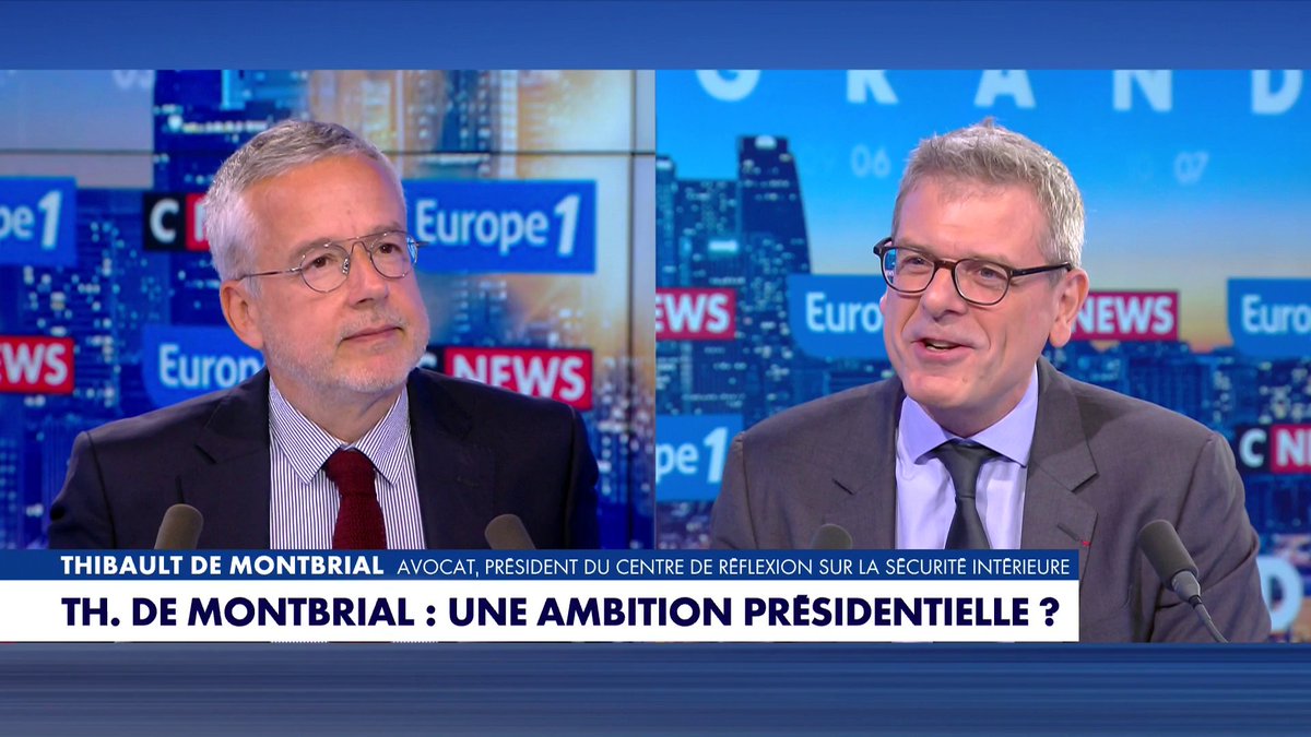 Thibault de Montbrial répond à la question sur une possible candidature pour l'élection présidentielle de 2027, dans #LaGrandeInterview Toute l'info est à retrouver sur