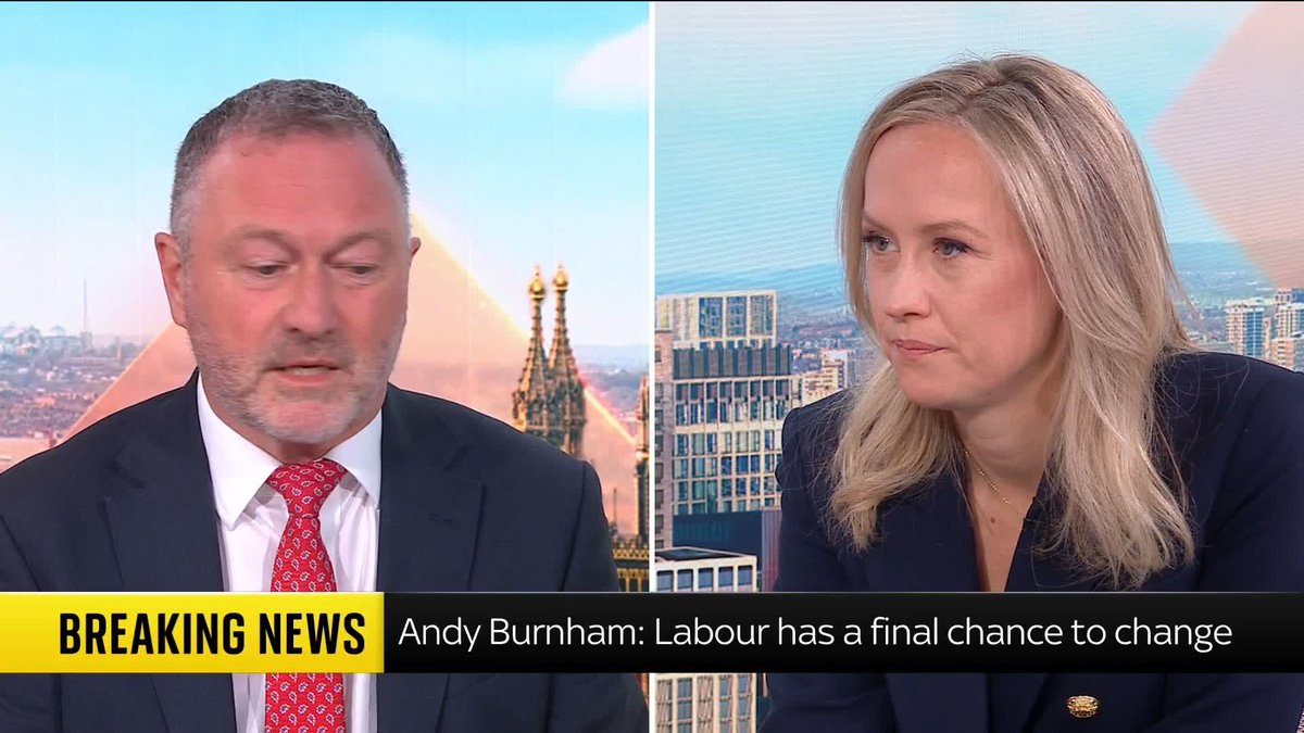 "He is not going to walk away" Housing Secretary Steve Reed tells Sky's Sophy Ridge that Sir Keir Starmer has made his position clear and he won't walk away from being prime minister