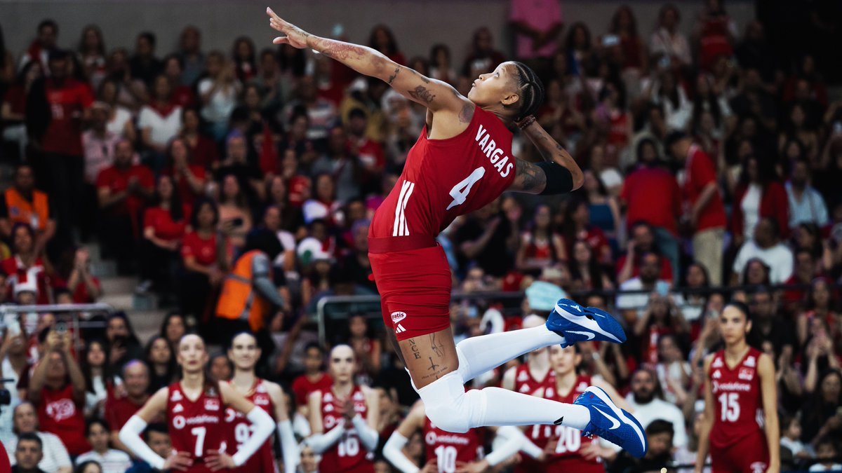 #VNL2026 🇹🇷🚀 A 111 KM/H ACE! 112 km/h is the fastest serve ever recorded. Melissa Vargas set that record. Against France on Thursday, she came just 1 km/h shy of matching her own record. 😳🔥 🏐 #BePartOfTheGame #Volleyball