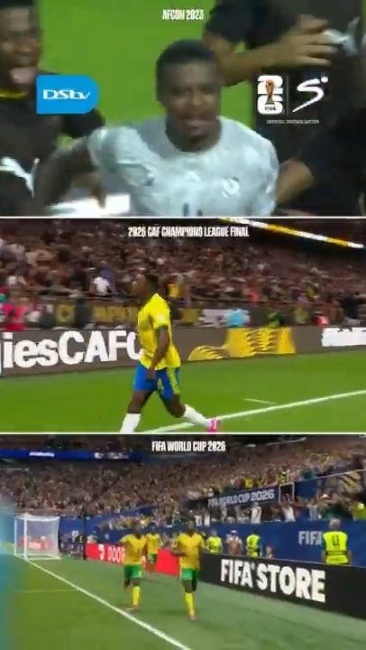 Is it safe to say that this is now Teboho Mokoena's celebration? #DStvFIFAWorldCup2026 | #EverythingCanWait