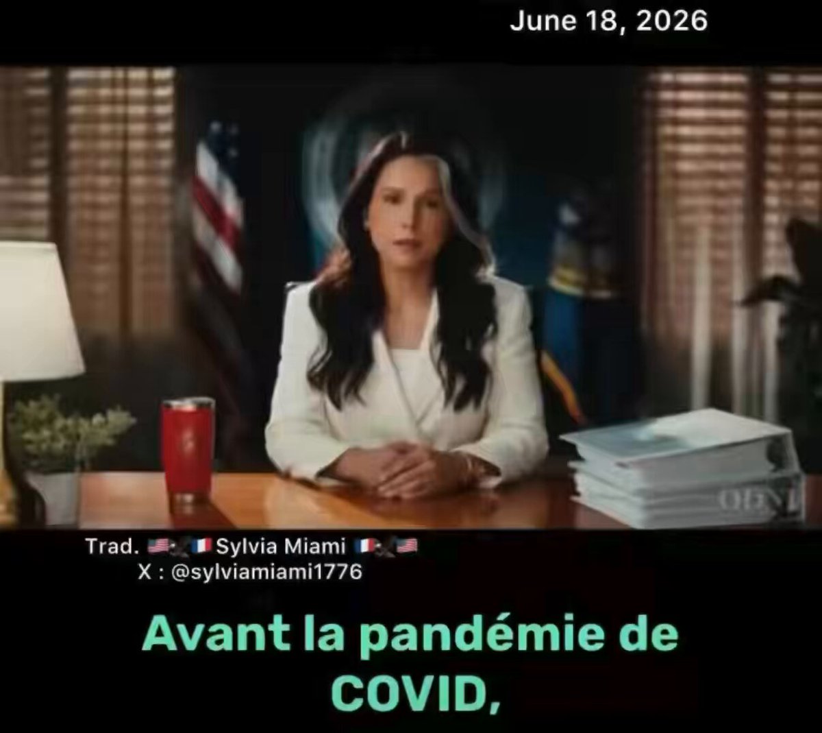 Énorme ! (cf vidéo ⤵️) Quelques heures avant son départ, la directrice nationale du Renseignement américain Tulsi Gabbard vient de tout balancer ! Elle publie des « centaines de courriels et documents » qui montrent de façon certaine que FAUCI et ses complices ont délibérément « menti sous serment au Congrès en 2024 » ! Ils ont « dissimulé des preuves » sur les origines du Covid. Ils ont « organisé le silence des scientifiques qui ne pensaient pas comme eux » Ils ont « fait pression sur les plateformes de réseaux sociaux pour censurer les voix dissonantes » « Il est temps que la Vérité soit sue ! » ➡️ Des poursuites judiciaires, là-bas et ici, sont indispensables ! VIDÉO ⤵️