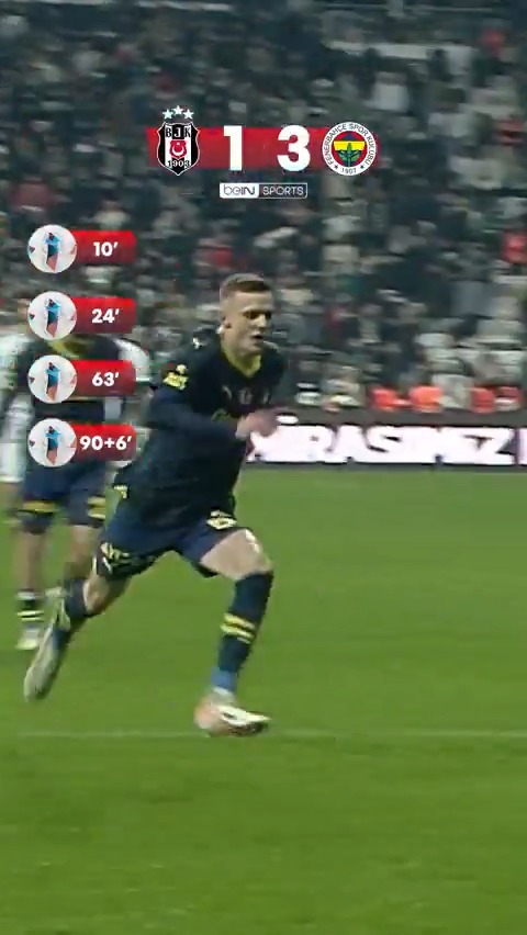İsmail Kartal'ın Fenerbahçesi, Dolmabahçe'de Beşiktaş'a çok ezici üstünlük sağlayarak kaleyi adeta abluka altına alıyor. Bu maç belki de 8 olabilirdi.