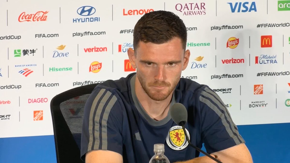 "We believe in ourselves, we wouldn't be here if we didn't" 💪 Scotland captain Andy Robertson insists there is a confidence among the squad ahead of their match against Morocco 🇲🇦