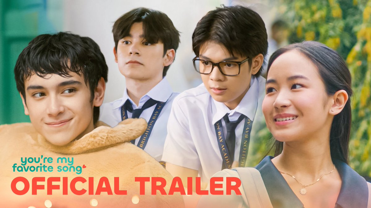 #YMFSTRAILER DROP 🩷💙💛💚 FROM STRANGERS TO ____? Kapit lang, Faves! Malapit n’yo nang makilala sina Angel, Miguel, Calix, at Zion! You’re My Favorite Song na sa GMA Afternoon Prime simula sa Lunes, June 22, 4:00 PM! #YMFS #YoureMyFavoriteSong