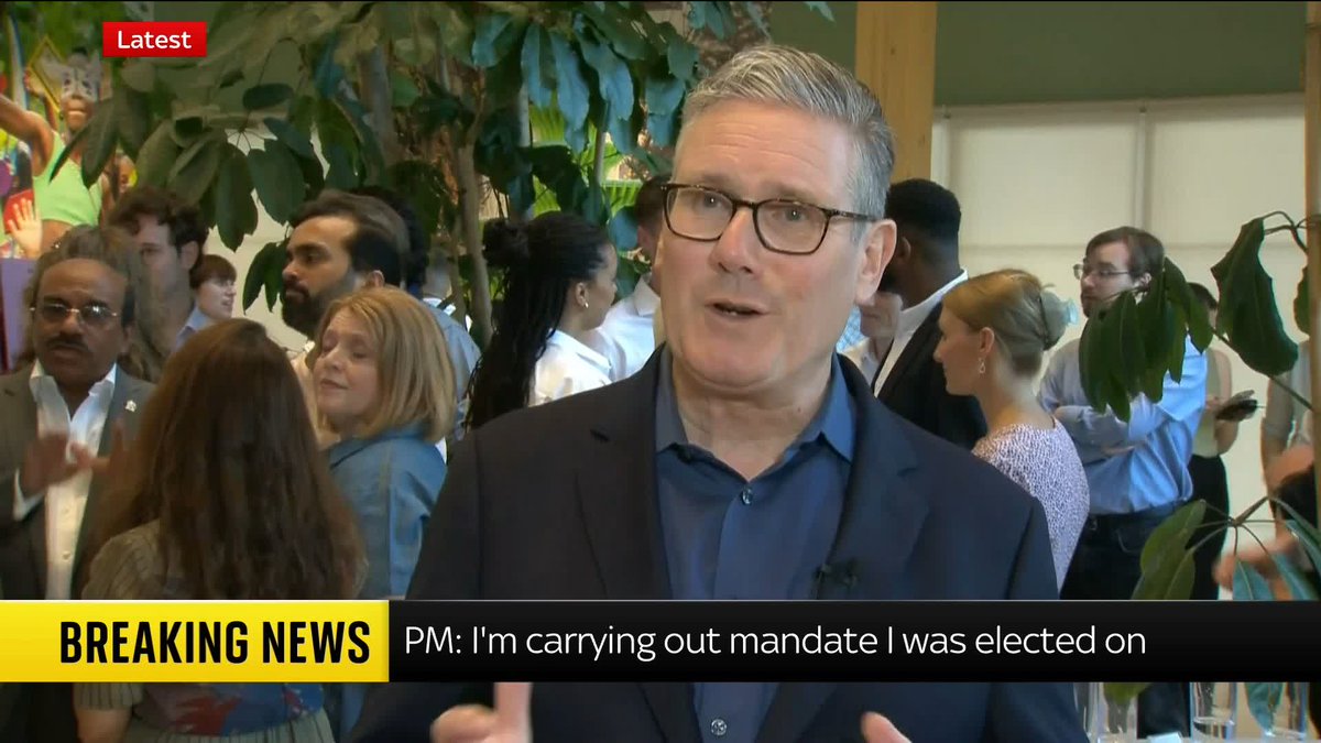 BREAKING: Sir Keir Starmer has said he "will stand" in any Labour leadership contest should one be triggered, adding he will not "walk away" 📺 Sky 501, Virgin 602, Freeview 233 and YouTube