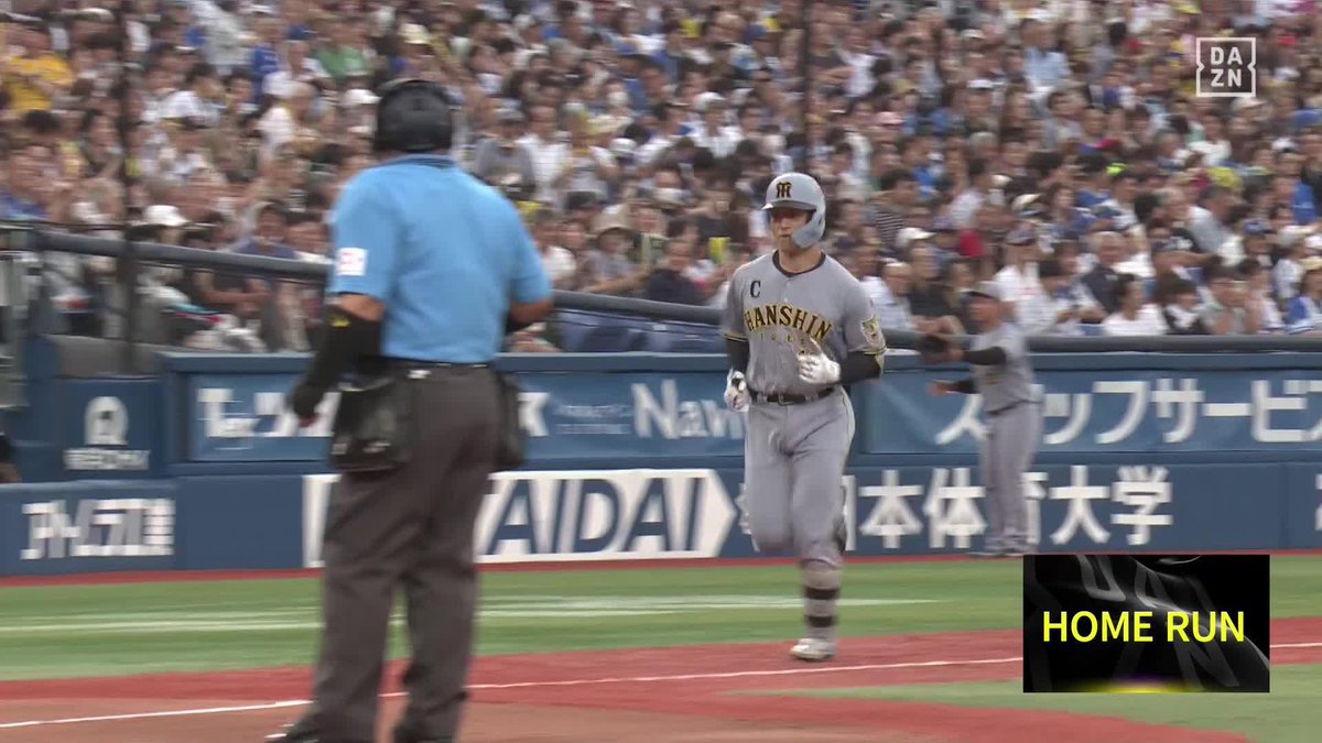 猛虎が止まらない なんと逆方向へ放り込んだ 坂本誠志郎 第1号ホームラン 本日のFRIDAY BASEBALL LIVE delivered by ロケットナウ 🆓DeNA×阪神（無料配信） #阪神タイガース #だったらDAZN #FRIDAYBASEBALLLIVE