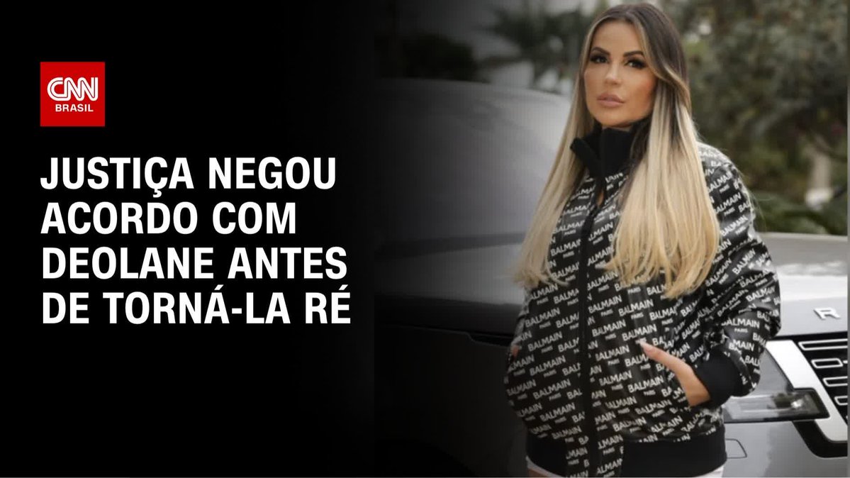 🚨AGORA - Deolane Bezerra tentou um acordo de não persecução penal, que foi negado, antes de se tornar ré por envolvimento com o PCC