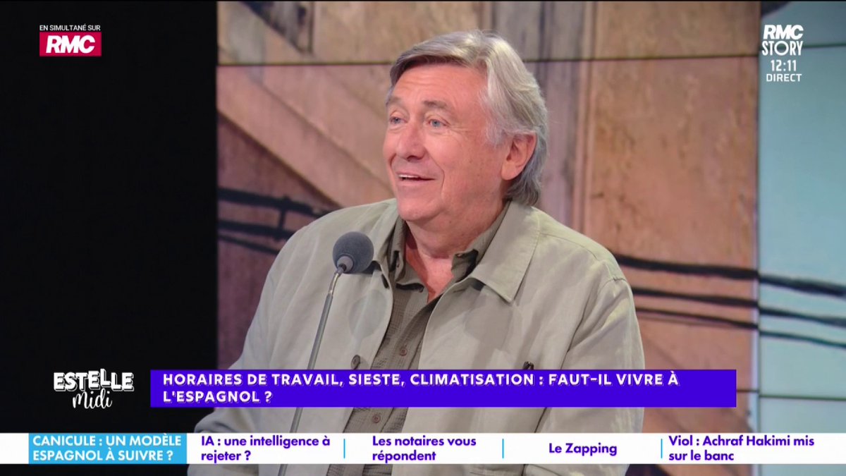 🇪🇸 Travail, clim' : vivre à l'espagnol ? 🎙️ Jacques Legros : "On annonce dans les 50C d'ici à 2050... Ce n'est pas vivable même avec la clim' ! Il va falloir revoir toute une organisation afin d'adapter les horaires ! La clim' rafraîchit l'intérieur mais réchauffe l'extérieur !"