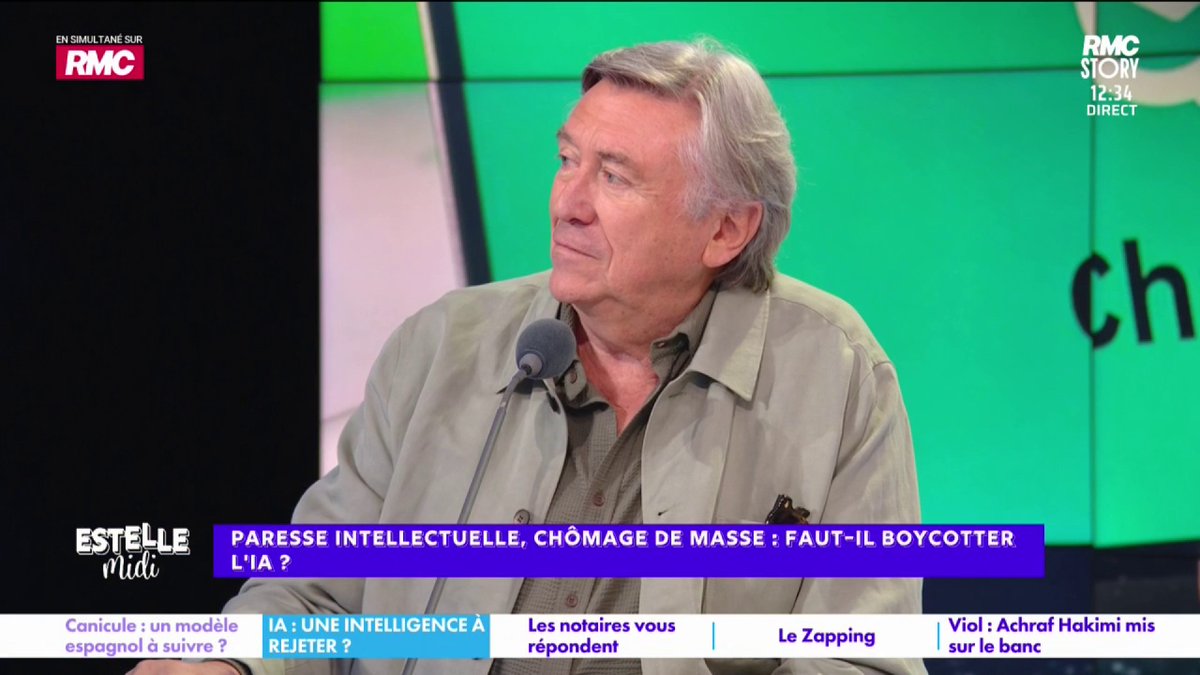 🧠 Boycotter l'IA ? 🎙️ Jacques Legros : "Quand je vois les signataires de la tribune qui sont plus staliniens qu'autre chose... Annie Ernaux en quoi elle a un avis sur l'IA ?! Elle écrit bien mais qu'elle arrête de pleurer dans Le Monde ! Elle a le droit mais on a peur de tout !"