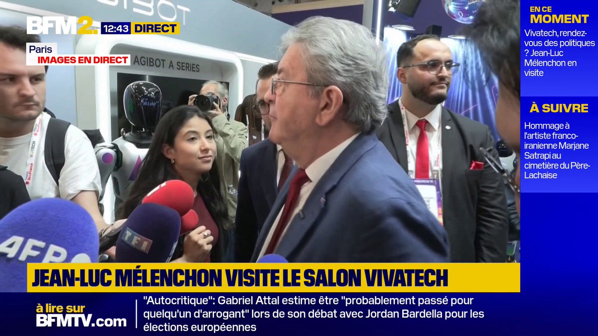 Fête de la musique/canicule : "Faites les Andalous , sortez dehors plus tard (...), je n’en reviens pas qu’on en soit à discuter de cela", lance Jean-Luc Mélenchon #BFM2
