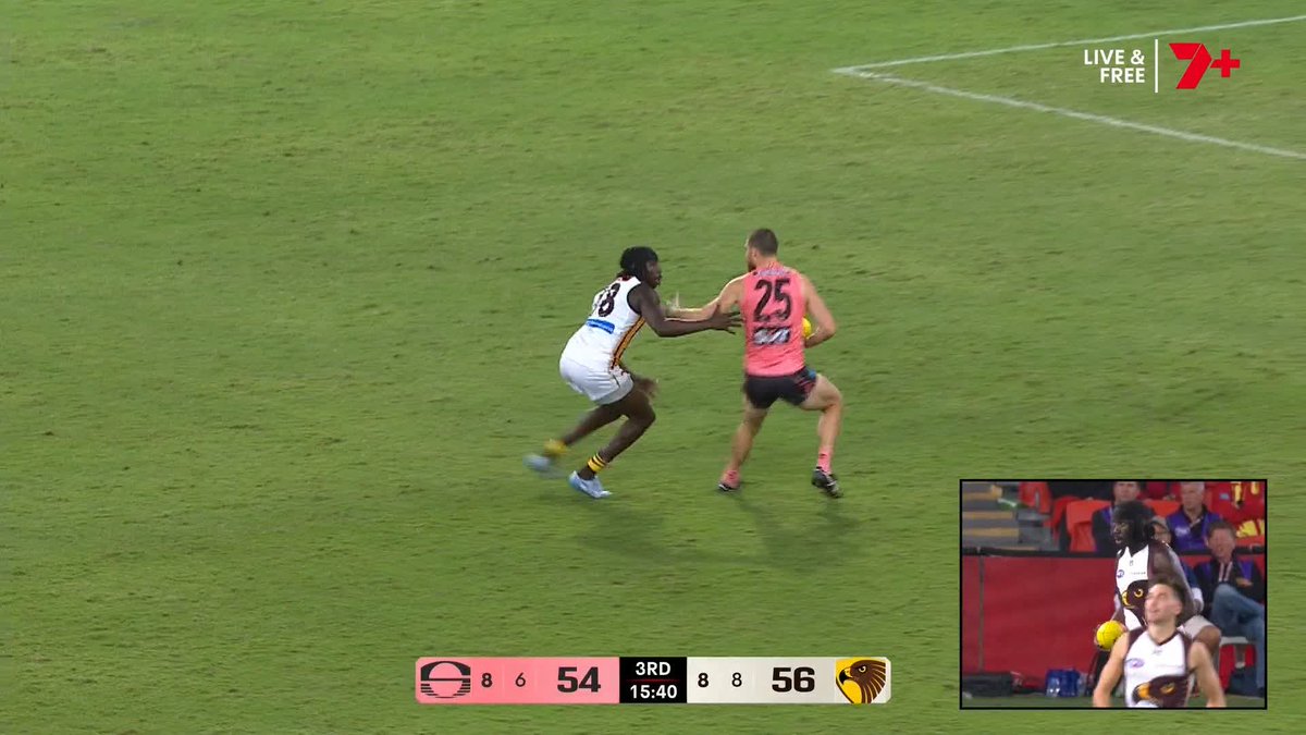"Swanny, please just fix this dog's breakfast of a rule." 🗣️ James Brayshaw | #AFLSunsHawks