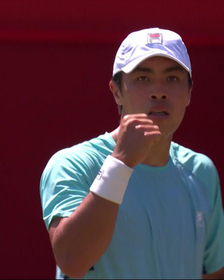 Nakashima strikes first 🦾 He leads top seed de Minaur 7-5 in their quarter-final #HSBCChampionships