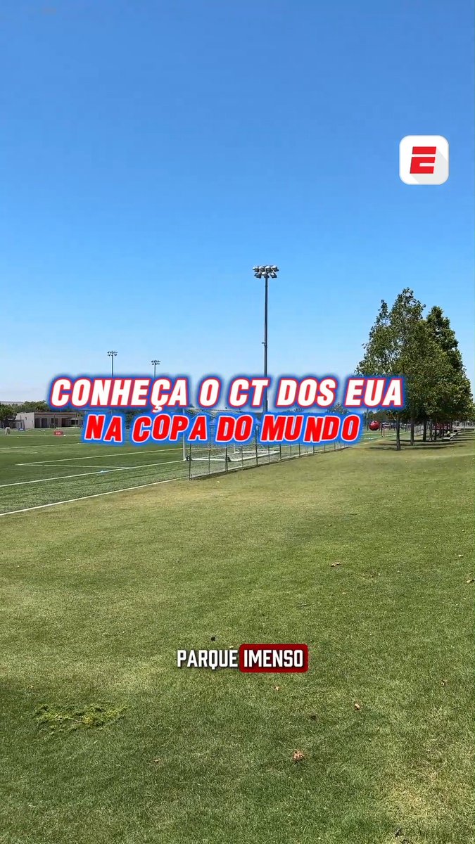 🇺🇸 A estrutura do CT da seleção dos Estados Unidos. 🎥 ESPN Brasil