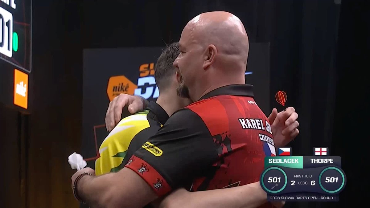 SENSATIONAL THORPE! 🔥 Tyler Thorpe stuns Karel Sedlacek 6-2 with a 103.30 average! Czechia's number one fails to make inroads in the World Matchplay race… 📺 #ET9