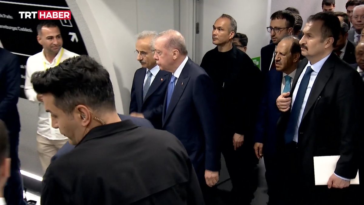 Cumhurbaşkanı Erdoğan, Halkalı-Arnavutköy Metro Hattı’nı test etti.