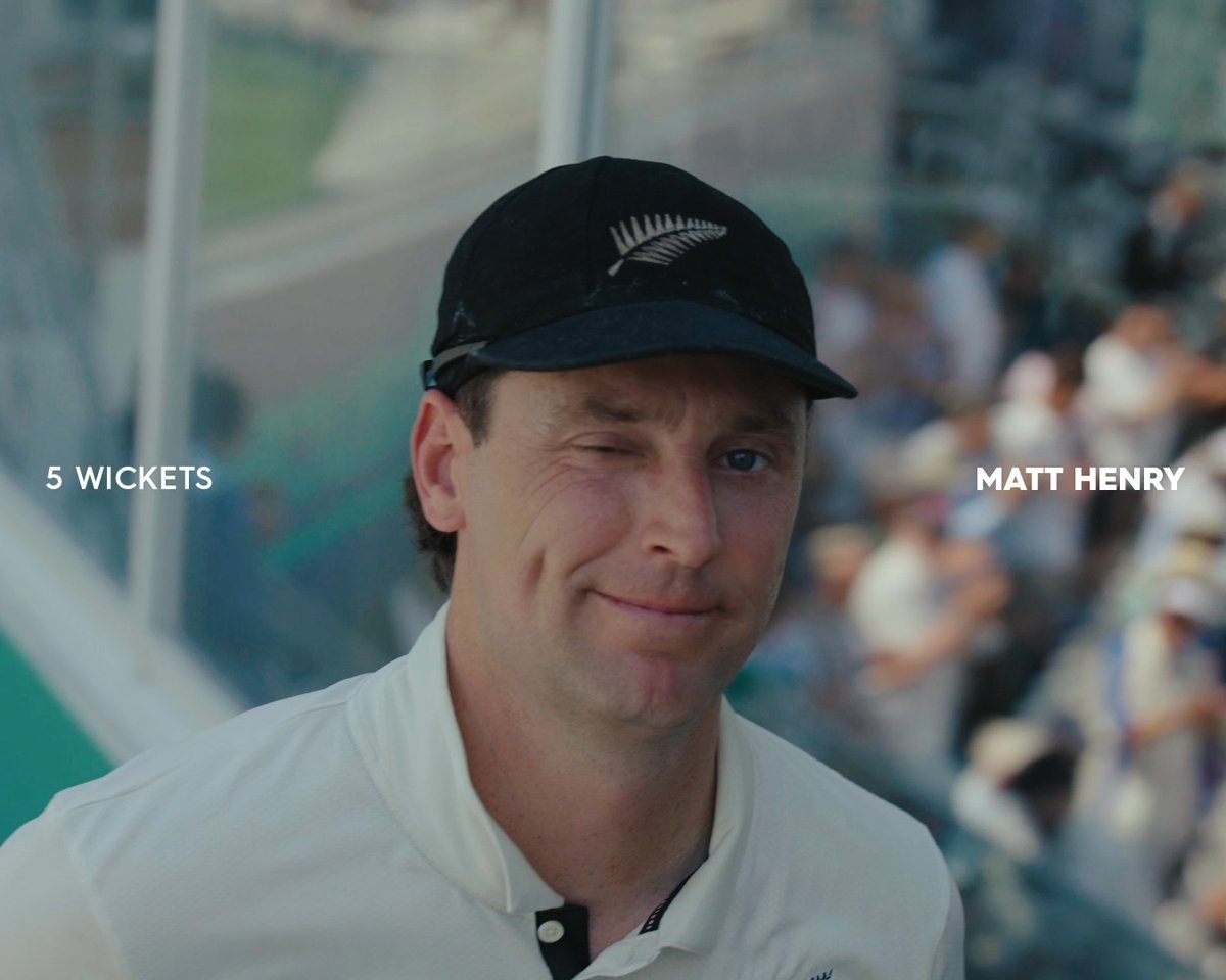 5 of the best for our man Matt Henry 🫡 #ENGvNZ