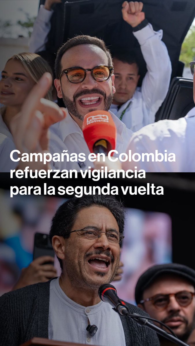 A pocos días de la elección en Colombia, ambos candidatos refuerzan sus redes de testigos para supervisar el proceso, denunciar irregularidades y proteger los resultados del domingo. Lee más: