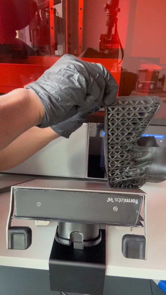 Rethink what flexible 3D printing resin can do. It gets stronger every year! The new Formlabs Flexible 80A Resin V2 is a resilient 3D printing elastomer that rivals the look, feel, and function of 80A cast urethanes, TPUs, and hard rubbers. The design was created by Lais Kriwat, CEO of Kriwat GmbH, a German company with expertise in orthopedic technology and patient-specific solutions, including gait analysis, custom orthotics, orthopedic footwear, bracing, and compression therapy. We manufactured the parts and shipped them today so he can get a first-hand feel for the new material. More information about the new material here: