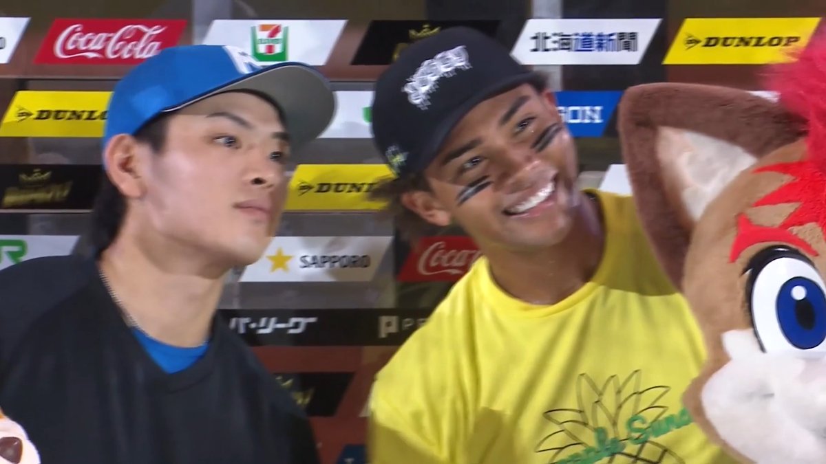 ／ 6/19 ヒーローインタビュー⚾️ ＼ 北海道日本ハム 野村佑希 選手 水谷瞬 選手✨ 👇スマホ・テレビで試合観戦！