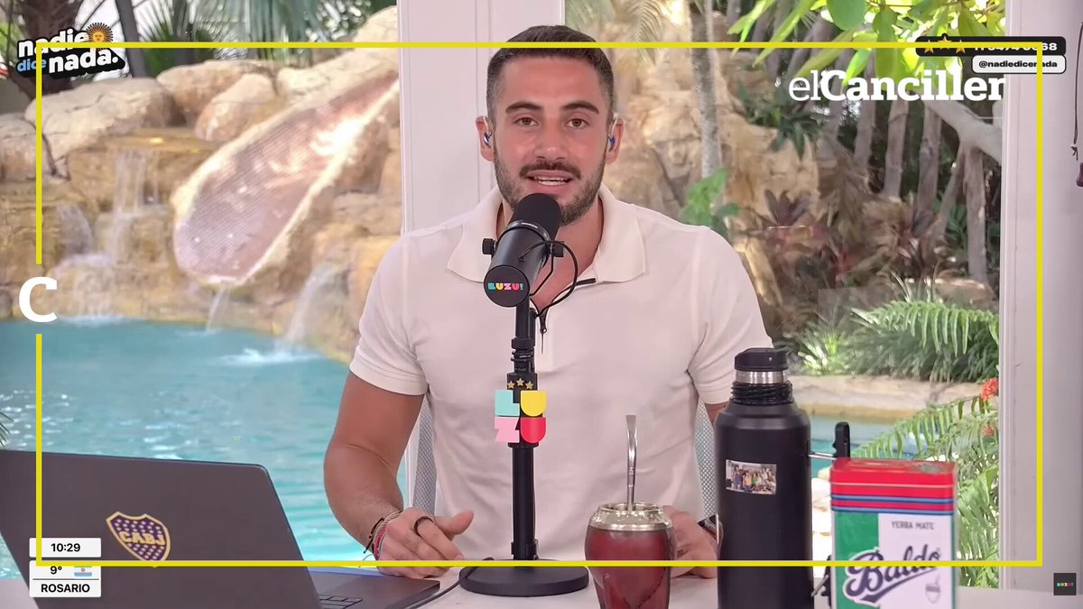 [AHORA] "No se bajó ninguna marca, seguimos acá": "Nico" Occhiato negó que el viaje de LUZU por el Mundial esté en peligro, confirmó que irán a "todos los partidos", y apuntó contra "todos los que se ponían contentos" porque era "el fin" del canal. 📹 cm de luzu
