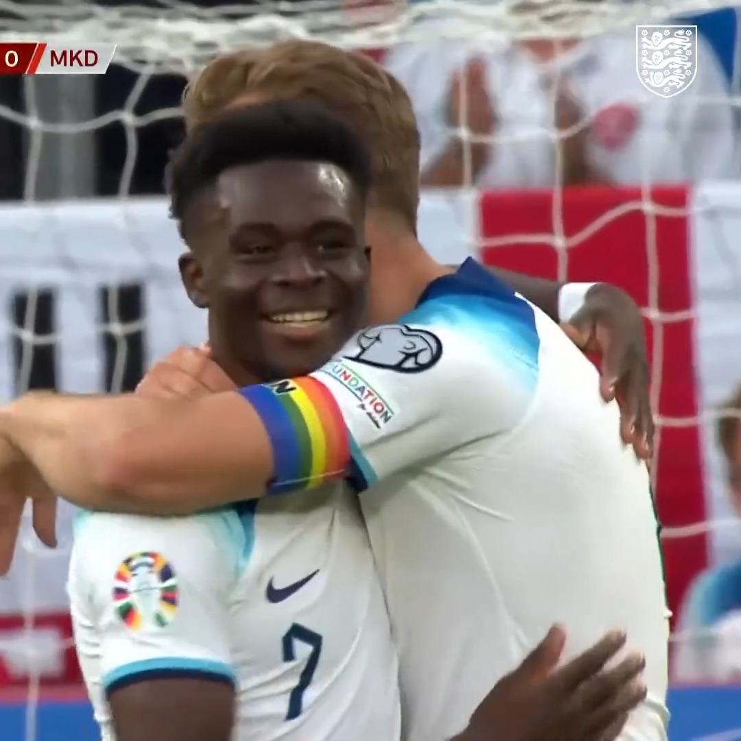 When Bukayo Saka scored his first career hat-trick 🤩 #OnThisDay in 2023 ⏪