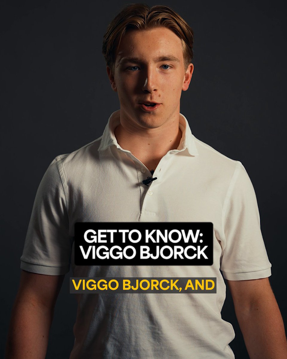 Ask him about Lionel Messi, he doesn't miss any details! ⚽ Get to know top prospect Viggo Bjorck ahead of the #NHLDraft!