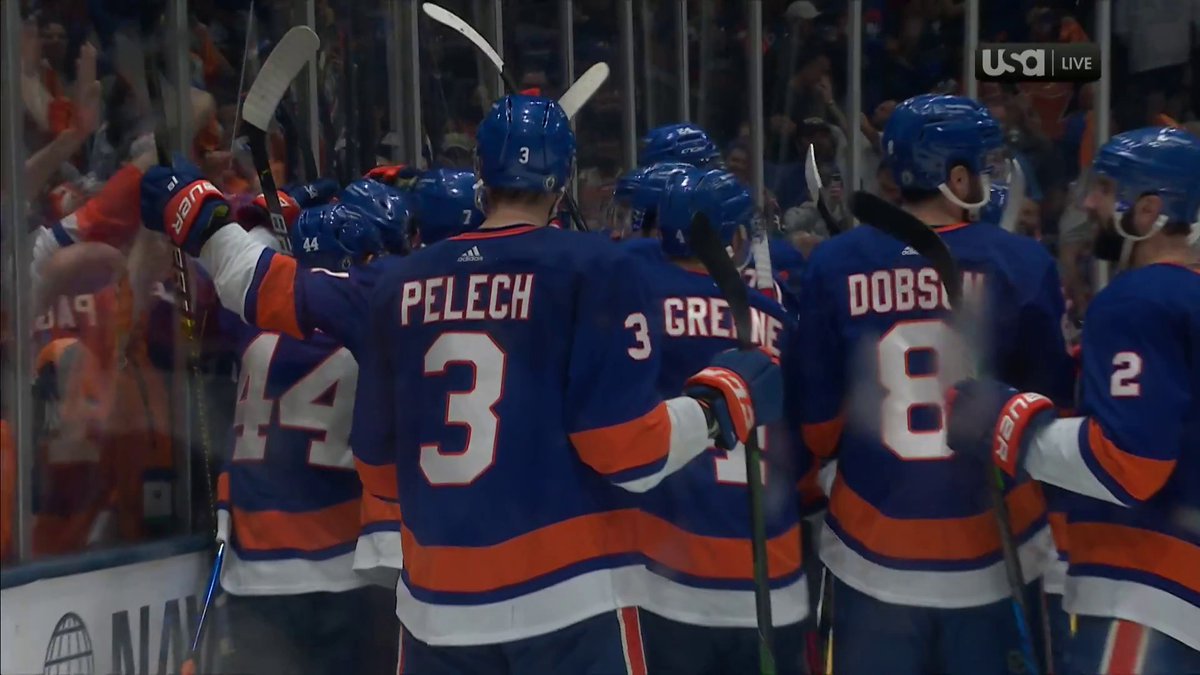 Five years ago today, the Ryan Pulock save at Nassau Coliseum. #Isles