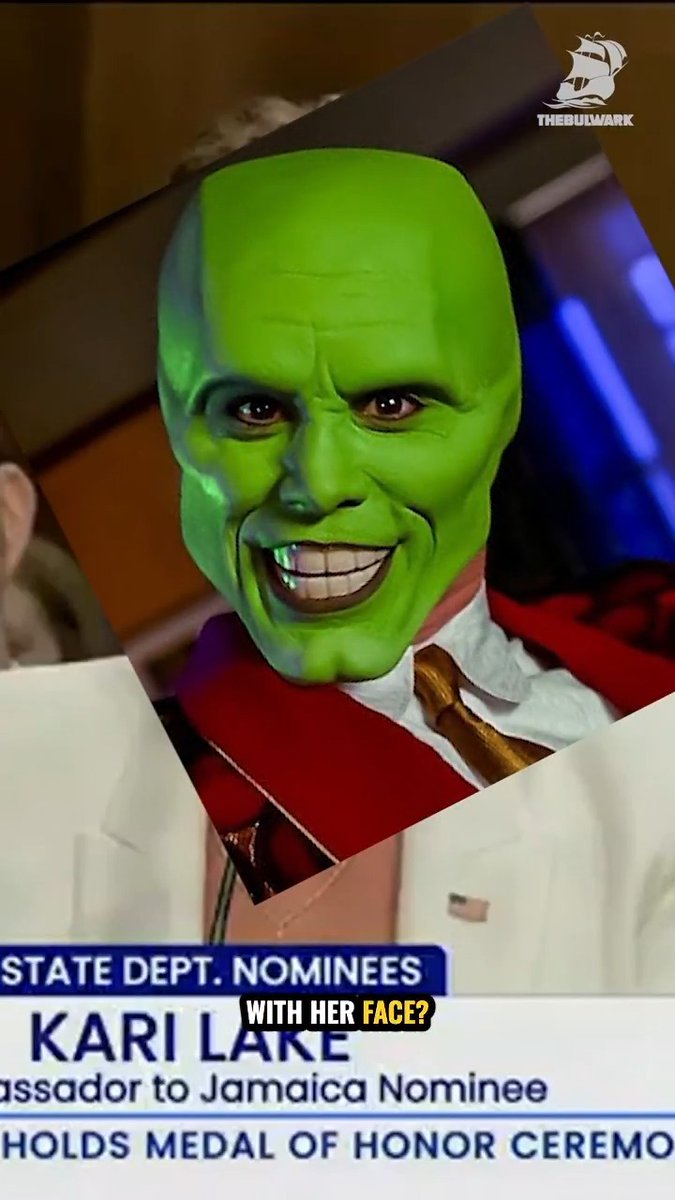 WTF is going on with Kari Lake's face here? Sam Stein, Will Sommer and Tim Miller talk it on the latest Bulwark Takes.