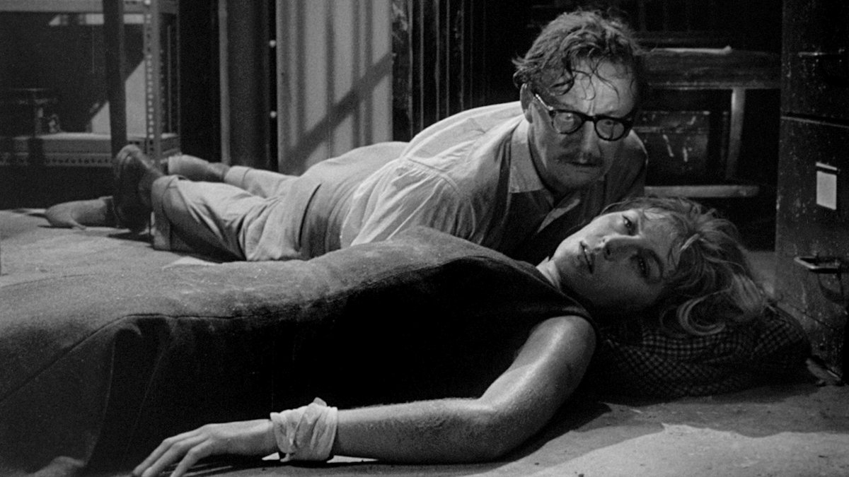 Trapped in a bank vault, two souls fight for survival. Will their unlikely saviours - the robbers who botched the heist - be able to save them? Strongroom (1962), streaming now on #BFIPlayer