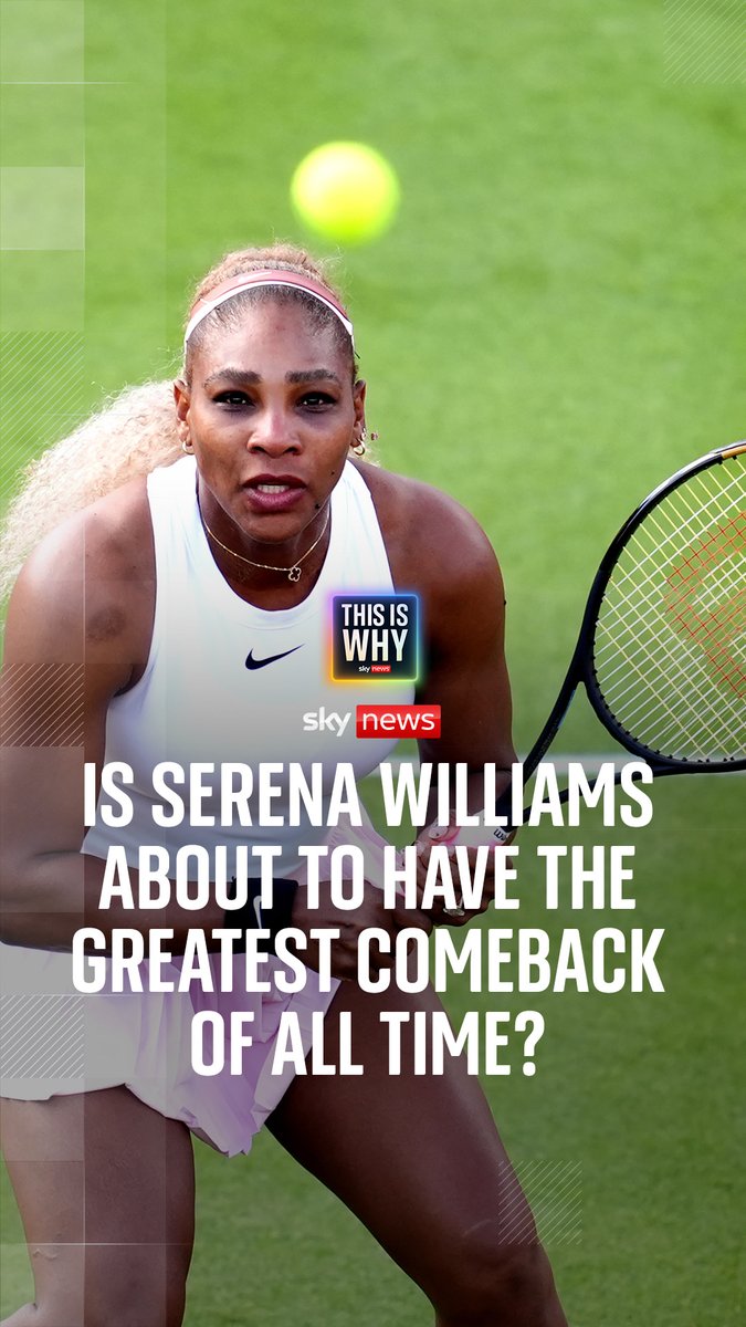 Serena Williams has nothing left to prove. She's won 23 Grand Slam singles titles and inspired generations of players. On #ThisIsWhy, @SkyNewsNiall asks Charlie Eccleshare why Williams is returning to Wimbledon after nearly four years away from tennis. 🎧