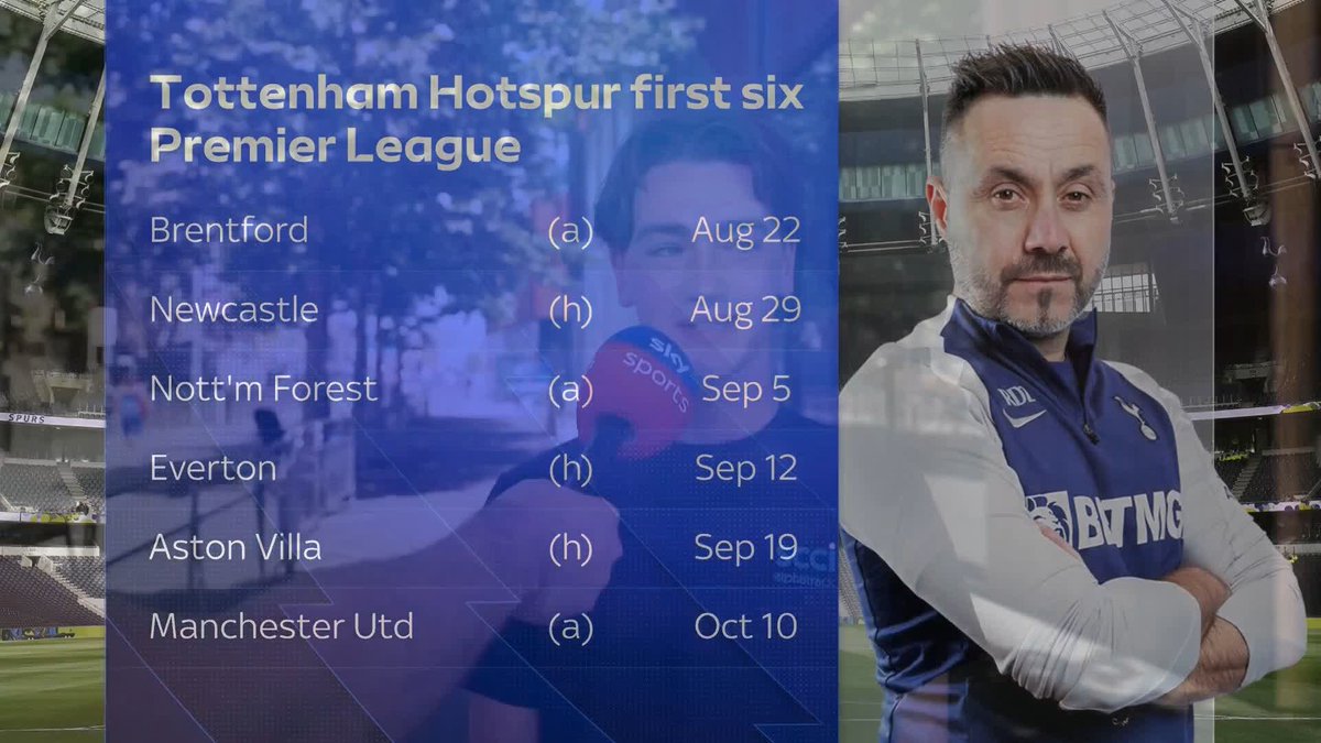 🗣️ "I think we are in for a good year." Tottenham fans look ahead to a fresh start under Roberto De Zerbi following the release of the 26/27 Premier League fixtures.