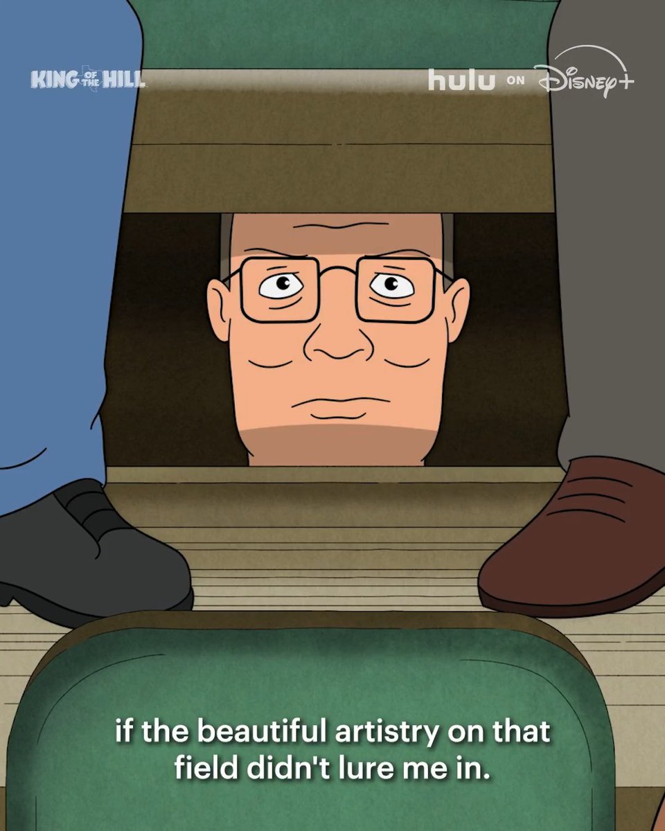 Grass that crisp could convert any man. #KingOfTheHill