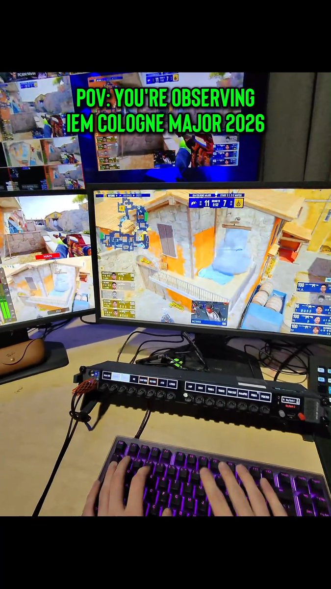 How the Major stream REALLY works 🥵 Michael Campagna Rush #IEM