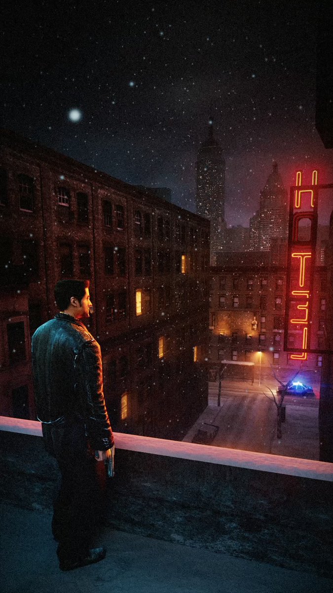 The moment when you just stopped and listened to the city. No rush, no shooting, just breathing in the night. Animation done by our friend Iskndream Max Payne (2008) #nostalgia #maxpayne #retrogaming #gamingmemories
