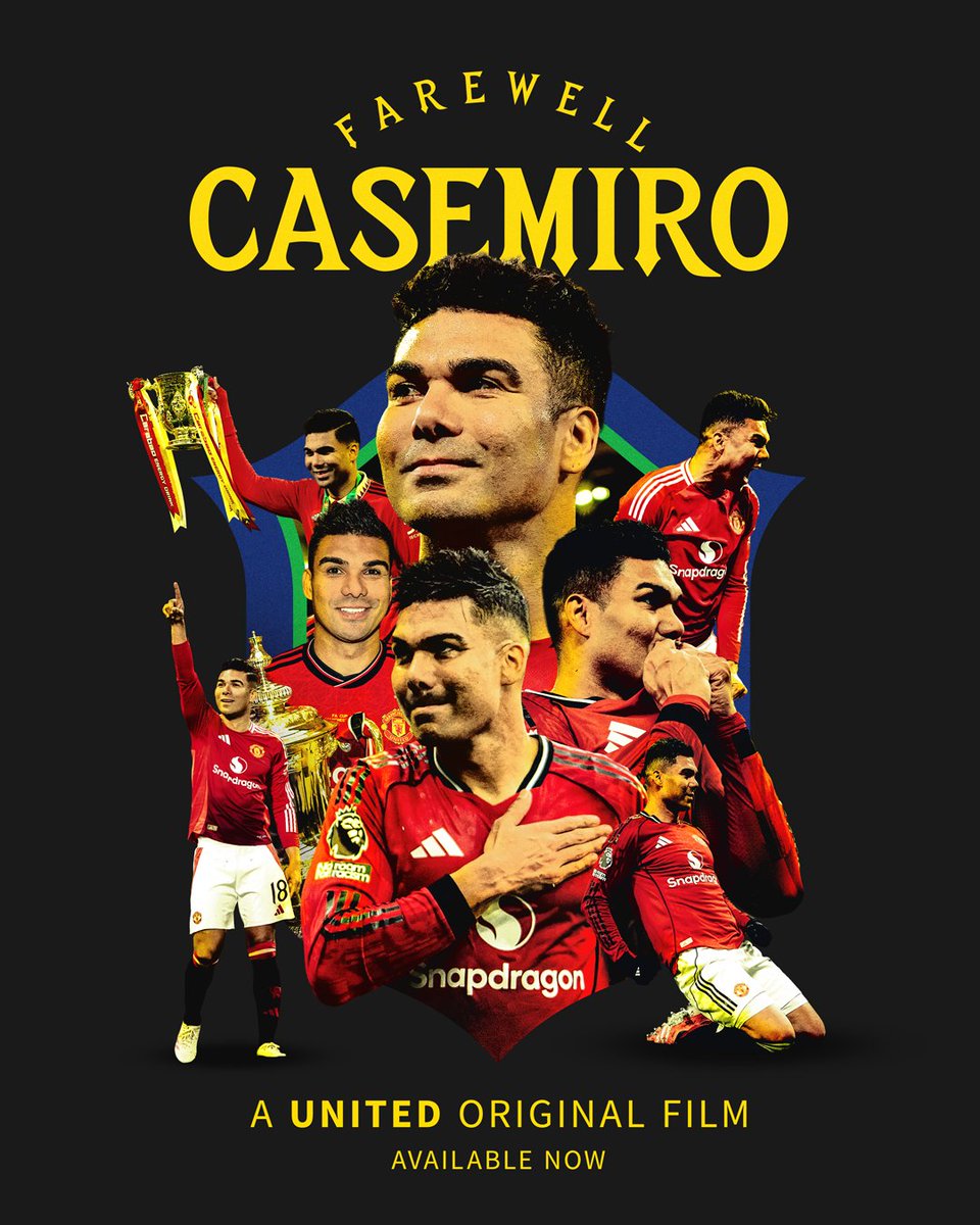 A special tribute to Old Trafford's latest cult hero... ❤️🔥 Please sit back, relax and enjoy our latest United Original film: 'Farewell Casemiro' 🇧🇷