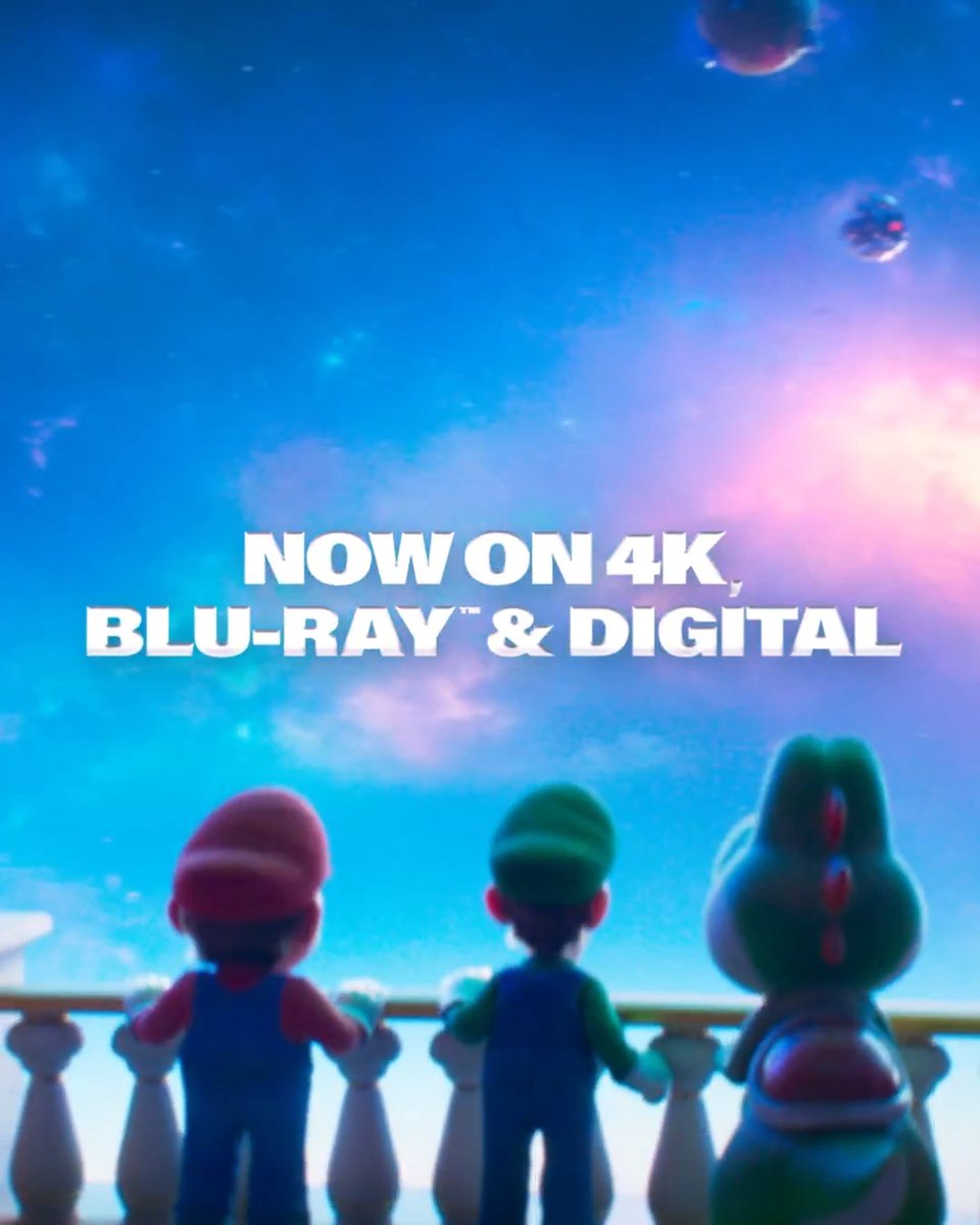 The Super Mario Galaxy Movie is yours to own on 4K and Blu-ray. Add it to your collection and watch it over and over and over again