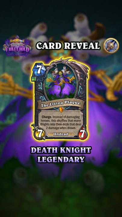 Defeating opponents with undead was so last expansion. Try using Blight instead! 🦠 😷 Win games by spreading Blight with the new Death Knight Legendary, The Living Plague!