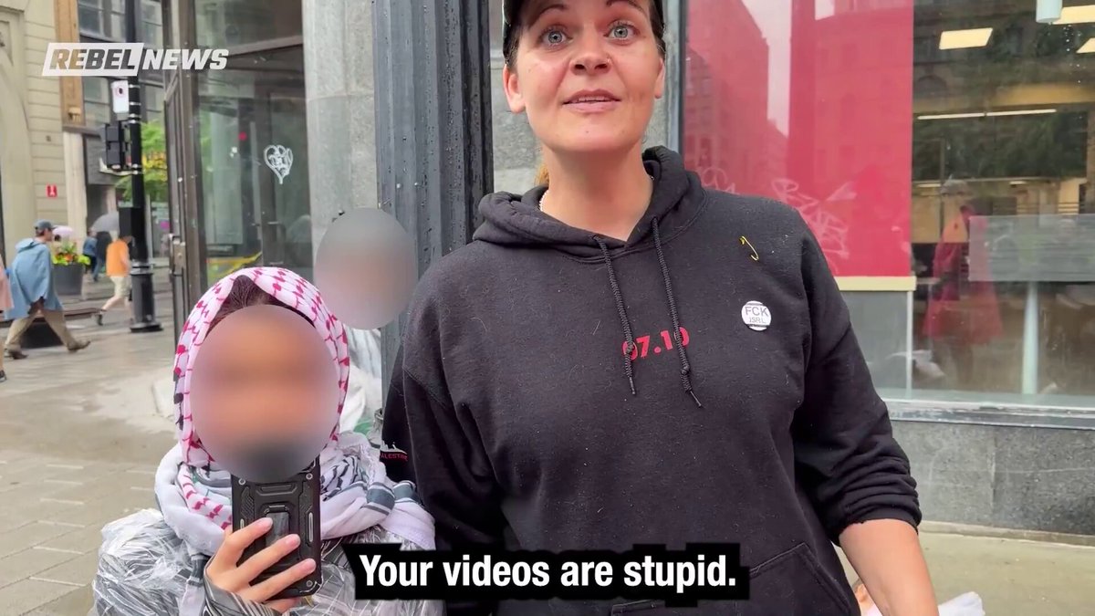 🤯 INSANITY ! A woman named Maria Christina Olivieri, according to her social media, who regularly brings her children to Montreal4Palestine protests, has now filmed herself at a Jewish cemetery chanting an anti-Israel Arabic song. Using a Jewish cemetery as a stage for political activism is vile, disrespectful, and completely unacceptable.