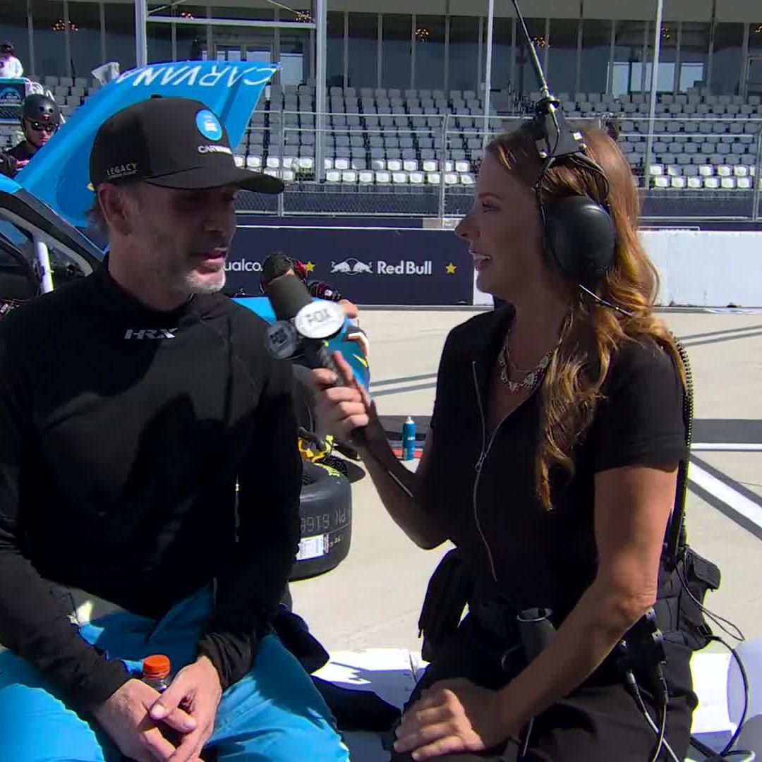 Hall of Famer Jimmie Johnson approves of the course layout at NASCAR San Diego. 🙌