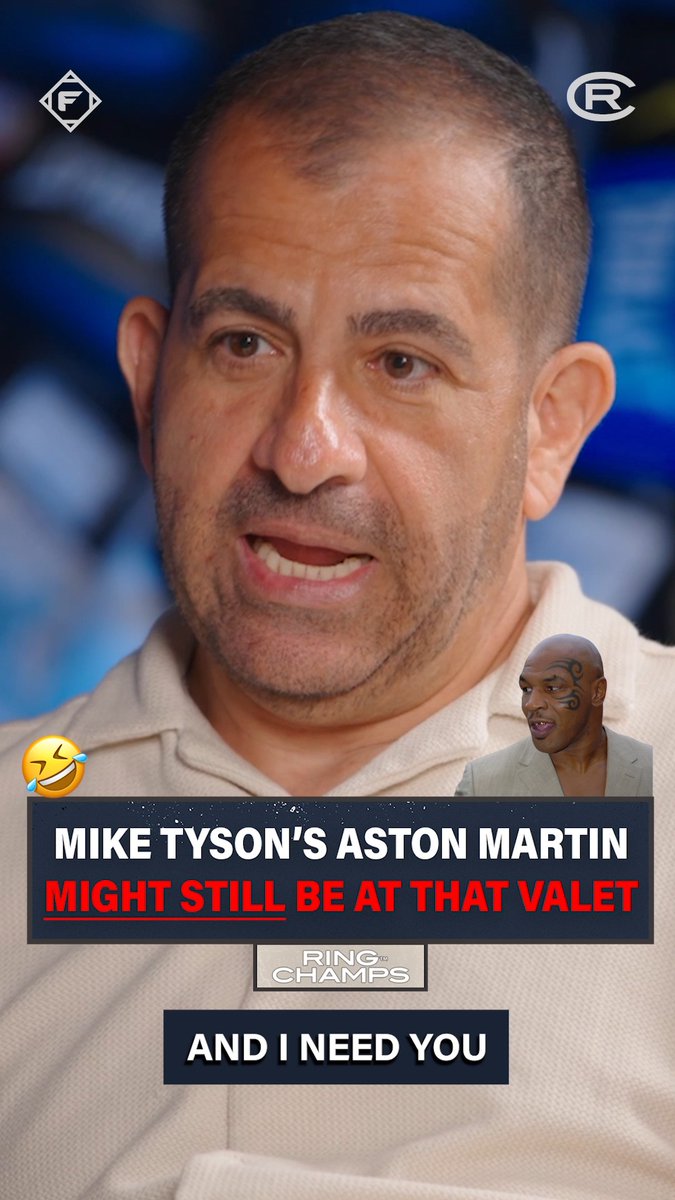 Mike Tyson trying to send his lawyer to get his Aston Martin back after 9 months in a valet is absolutely DIABOLICAL 😂 RING CHAMPS with former Showtime Boxing boss, Stephen Espinoza, is OUT NOW on the RING CHAMPS YouTube.