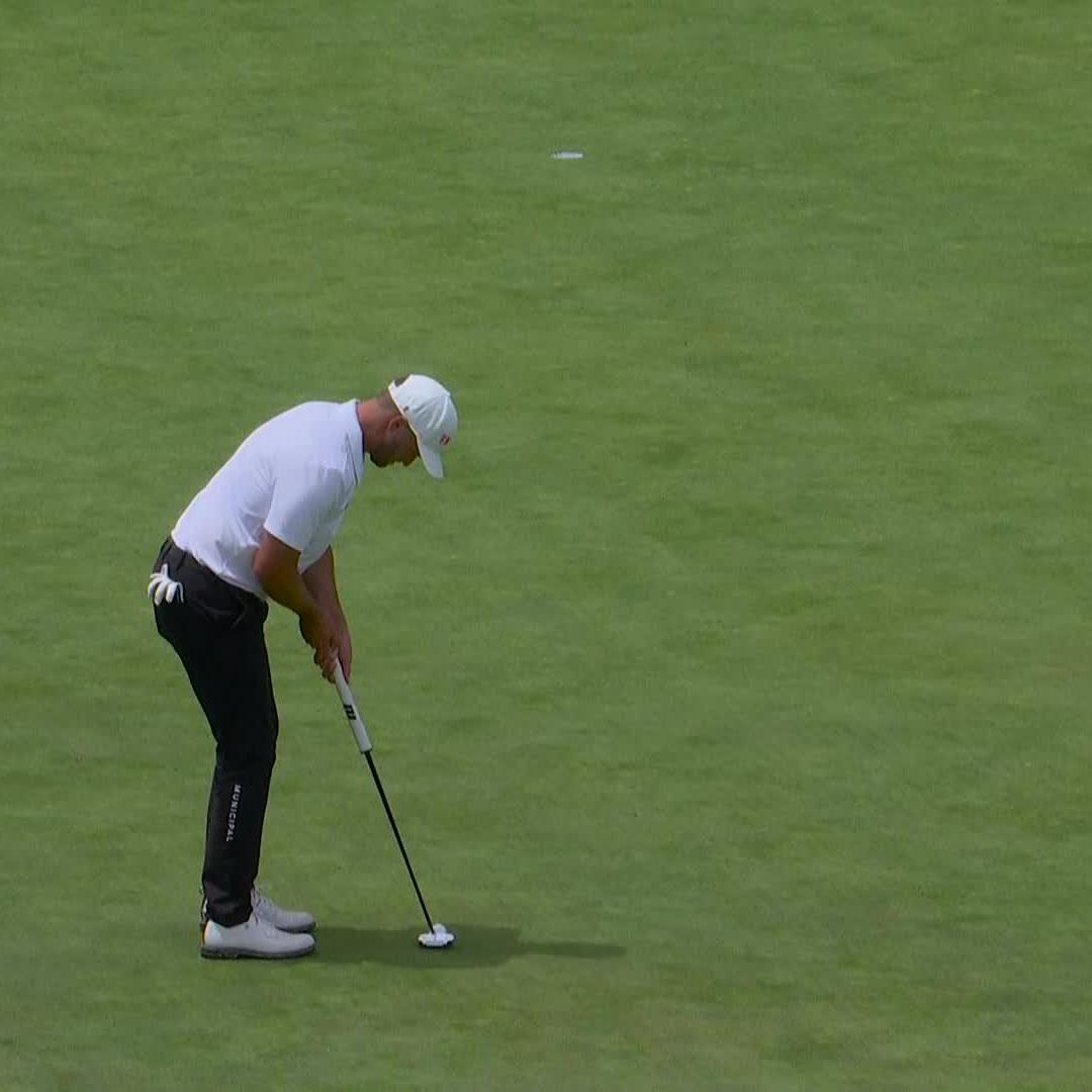 Wyndham Clark closes his U.S. Open Second Round with a birdie & a STATEMENT! 📺 U.S. Open Round 2 on NBC & Peacock