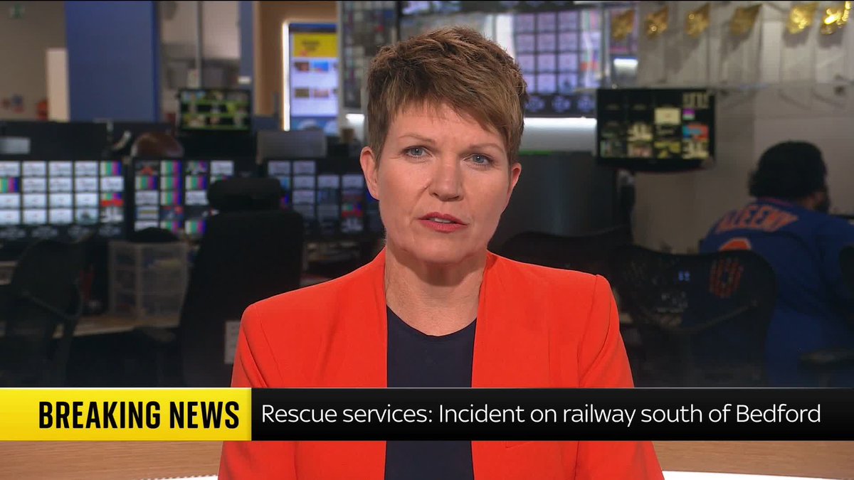 BREAKING: British Transport Police has issued a statement saying it is responding to reports of a "collision" involving two trains in the Bedford area. Sky's emma birchley has the latest ⬇️ Live updates: 📺 Sky 501, Virgin 602, Freeview 233 & YouTube