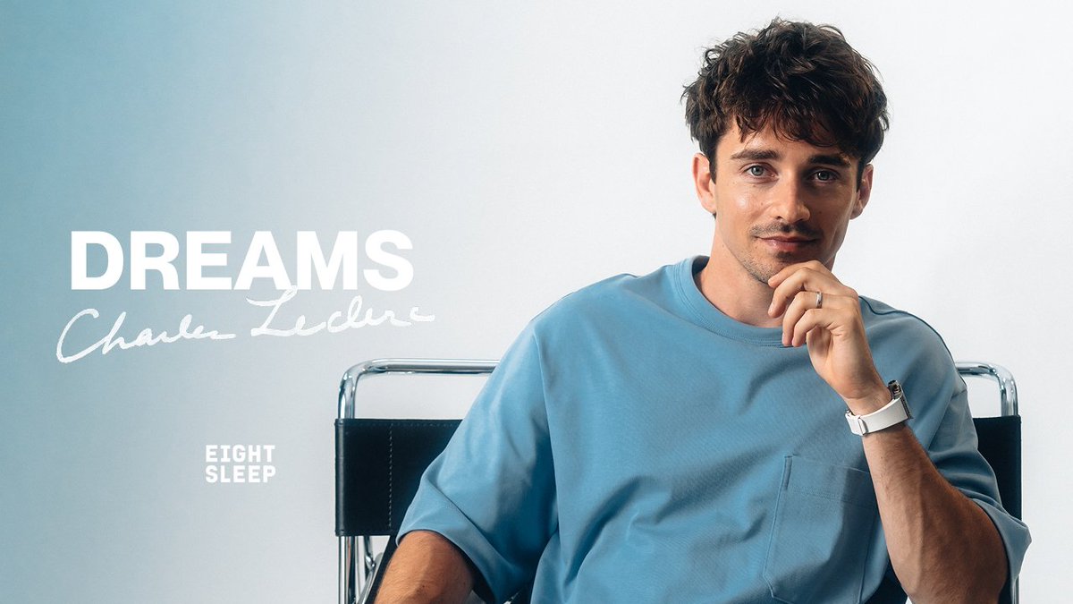 A candid conversation with Charles Leclerc on creativity, music, disconnecting, and what he's actually building next. This is Charles Leclerc, unfiltered, for our third episode of Dreams. Watch the full Dreams episode on Eight Sleep YouTube 👉