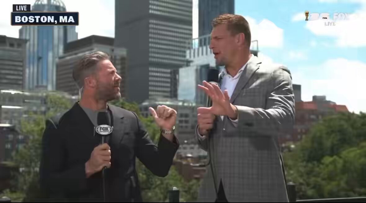 Edelman and Gronk with an incredible segment. Tremendous really.
