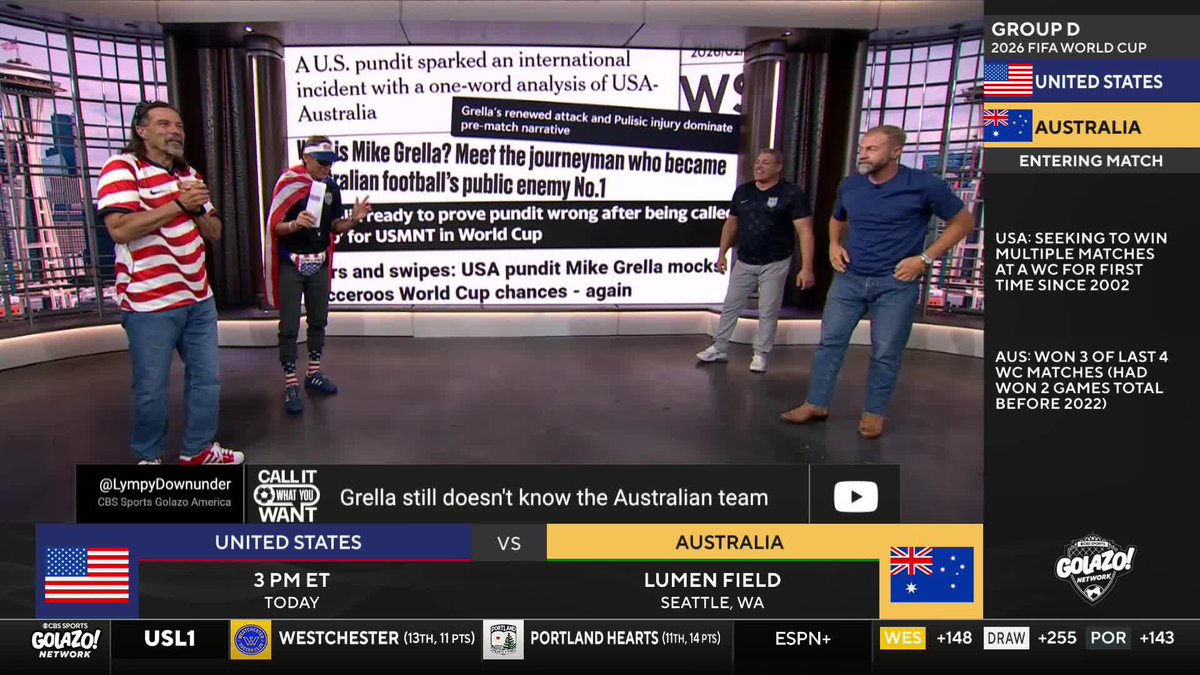 “We just think we can beat you.” 👀 Adamo De Nigris gives Mike Grella a taste of Australian confidence ahead of the USMNT's World Cup showdown with the Socceroos 🇦🇺🇺🇸