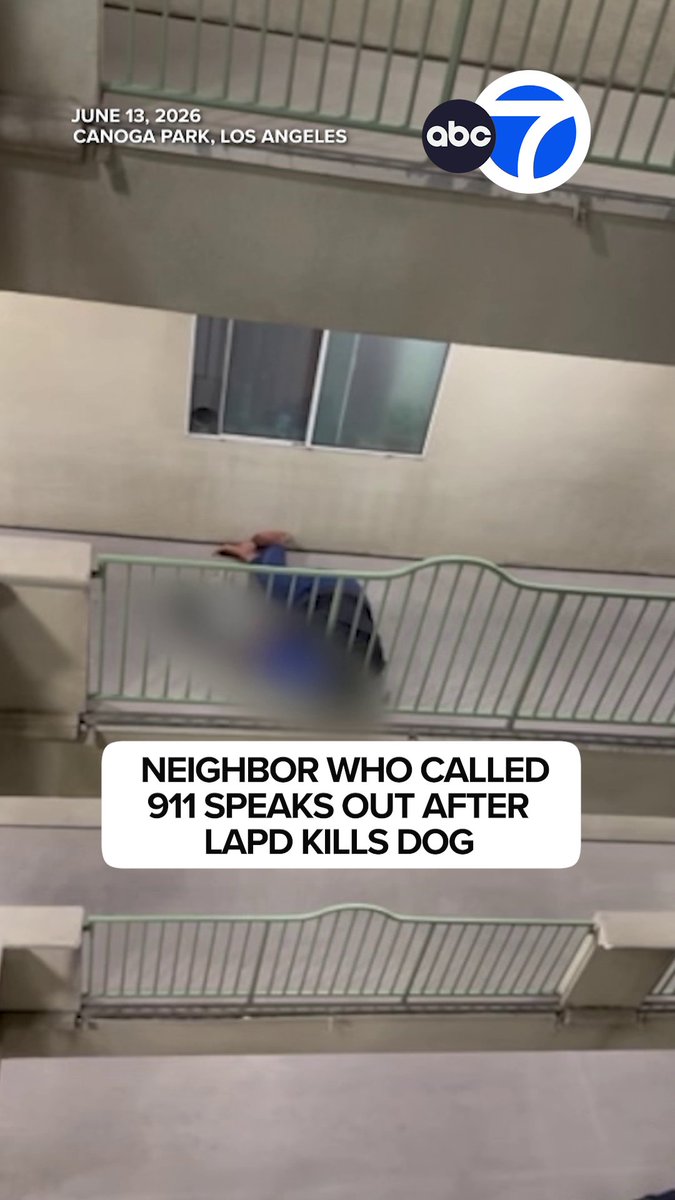 A neighbor who called 911 during what they believed was a welfare emergency in Canoga Park is speaking out, saying they feel responsible after Los Angeles police shot and killed a dog at a nearby home during a New York Knicks' championship celebration. "I feel responsible for what happened," the neighbor said. "I'm so sorry. I never wanted anything bad to happen. I thought I was doing the right thing."