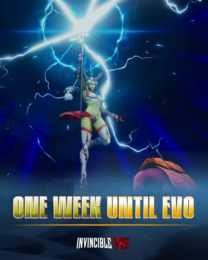 In one week, Evo is going to get Invincible VS-level bloody.