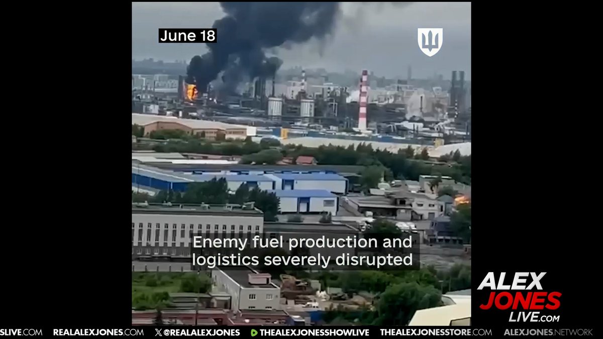 VIDEO: See The Apocalyptic Scenes Inside Moscow As Ukraine/NATO Bomb Oil Refineries, Apartments, Hotels, & More! "Every Time Russia Is Ready To Do A Peace Deal, Ukraine Launches Gigantic Attacks With NATO Weapons All Over Russia!" 🚨WATCH ALEX JONES LIVE NOW: