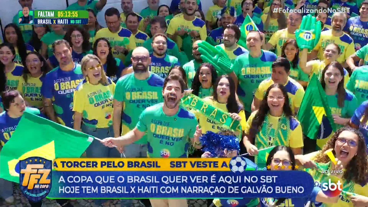 🚨AGORA: SBT faz campanha com as afiliadas com o institucional: "A Copa que o Brasil quer ver, é aqui no SBT". #FofocalizandoNoSBT #CopaNoSBT