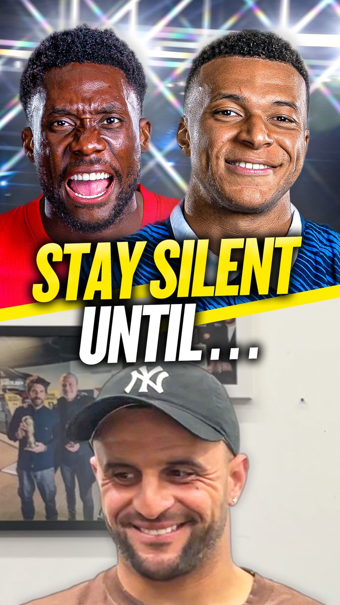 Stay silent until you hear a quicker player than Kyle Walker! 🤫